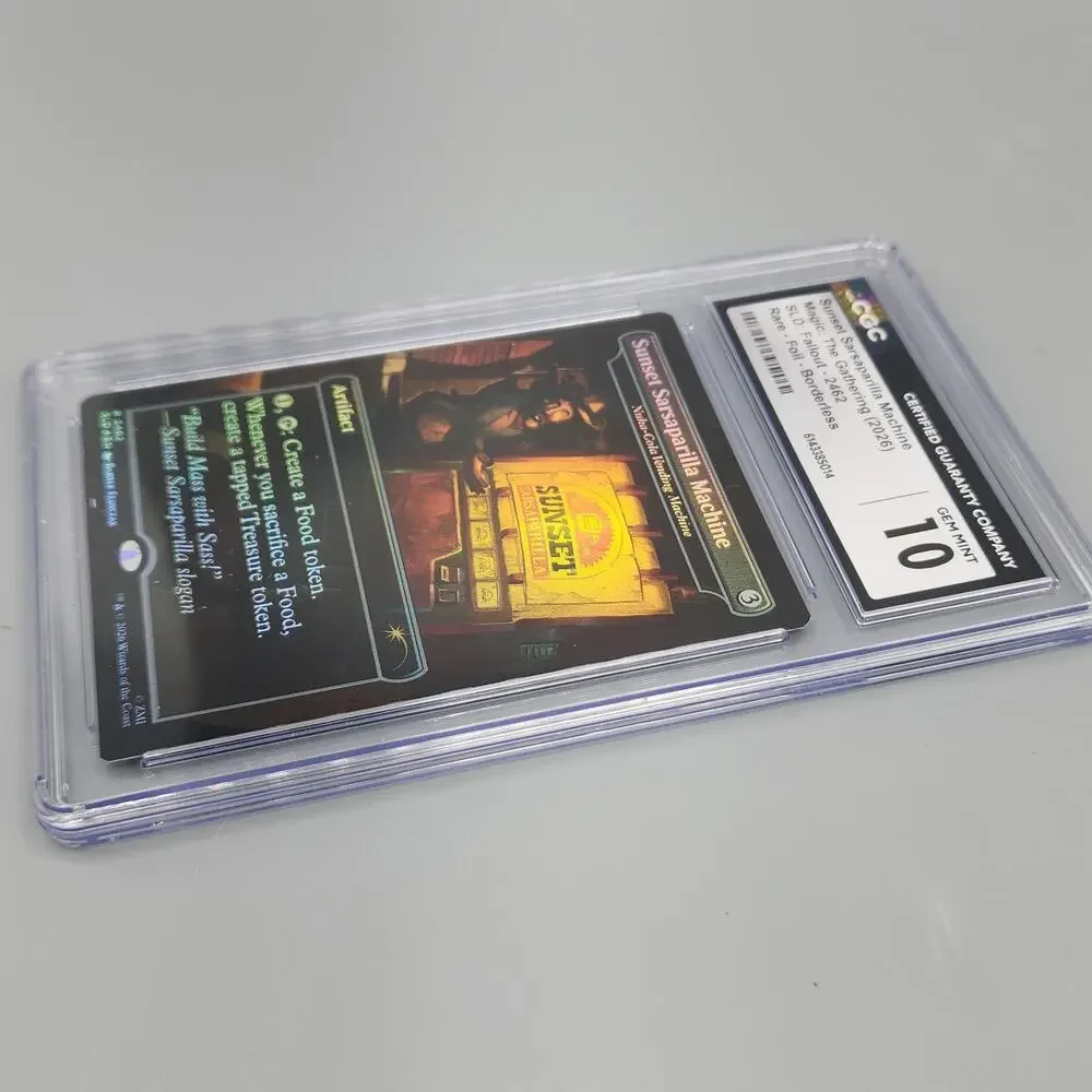 MTG Sunset Sarsaparilla Machine Nuka-Cola Vending Machine Foil SLD CGC 10